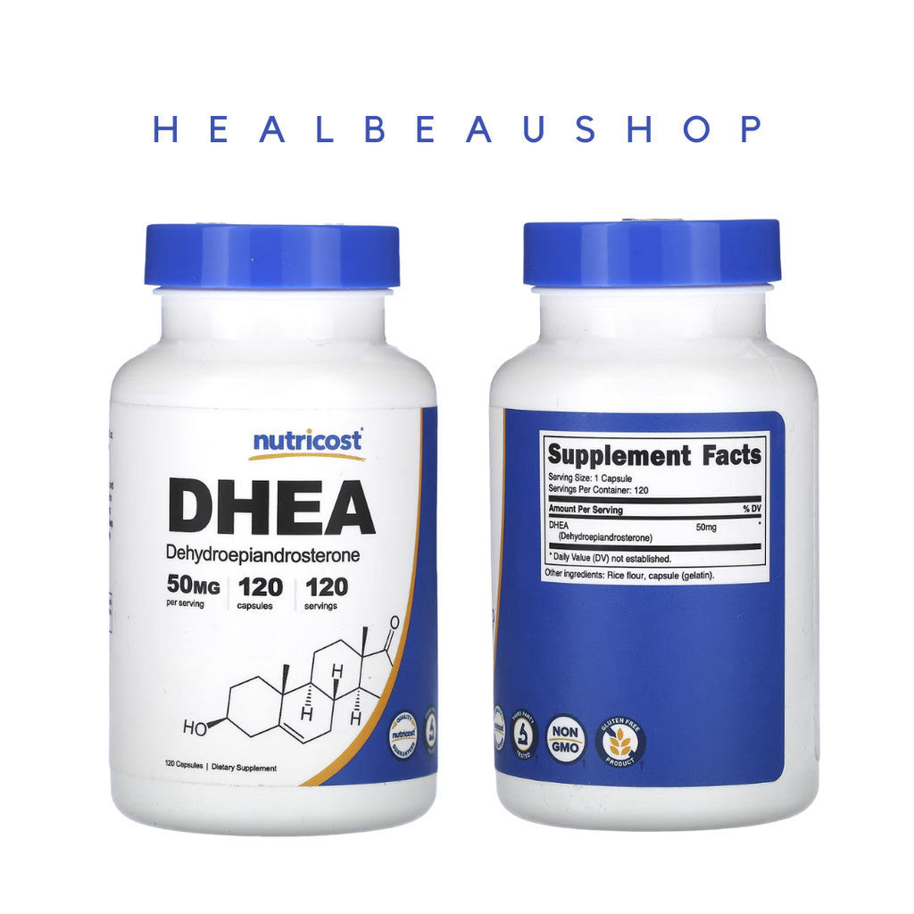 Nutricost Dhea 25 50 100 isi 120 caps  Keseimbangan Hormon Dan Anti aging